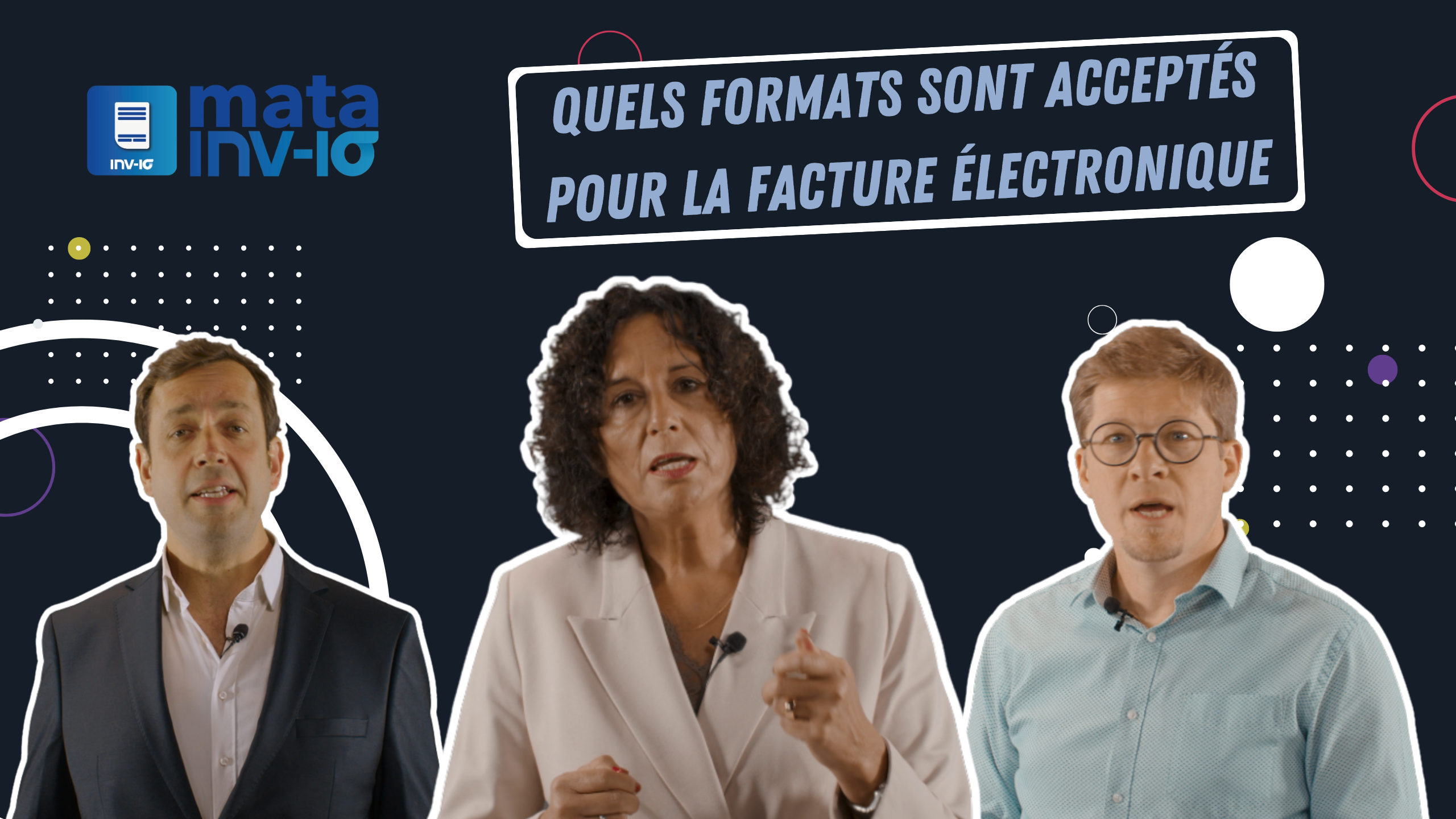 Quels formats sont acceptés pour la facture électronique ?