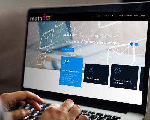MATA IO : nouveau site pour se mettre à la page de la facturation électronique