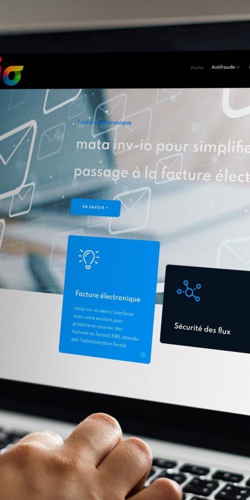 MATA IO : nouveau site pour se mettre à la page de la facturation électronique