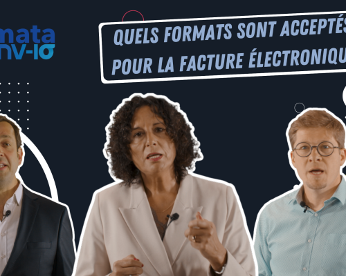 Quels formats sont acceptés pour la facture électronique ?